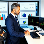 CFA 자격증으로 재무 전략 컨설팅 - Professional Setting**

"A diverse team of financial consultants in a modern office, analyzing finan...